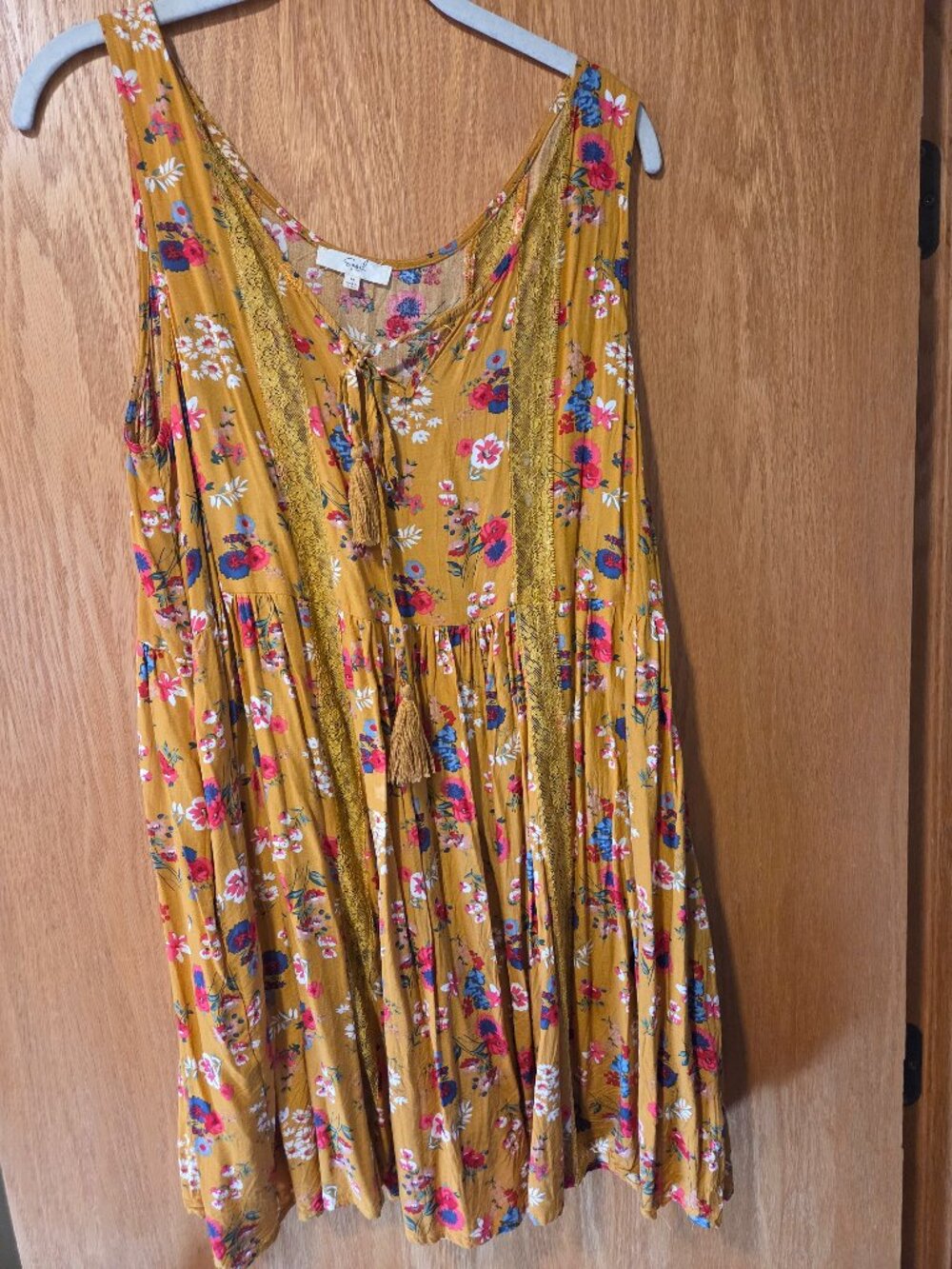 Easel Floral Tank Dress